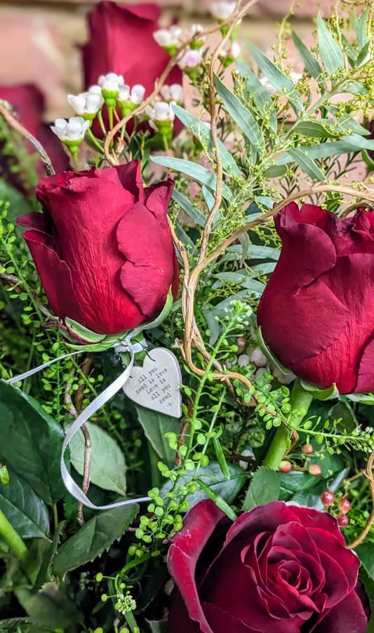 Roses r Red Bouquet - Quality Flowers from Ann's Flowers - Just £70! Shop now at Ann's Flowers