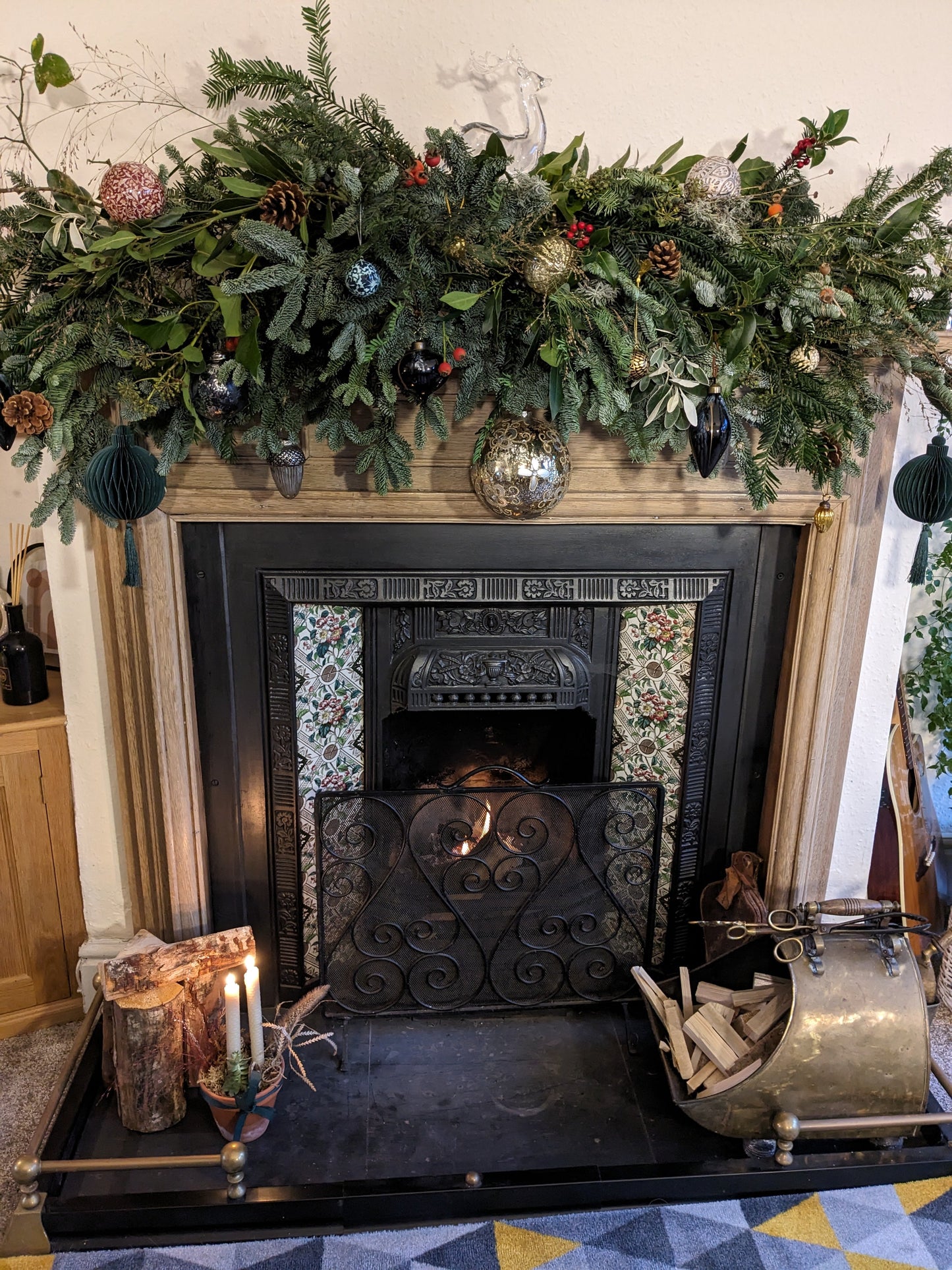 Christmas garland - Quality Flowers from Ann's Flowers - Just £75! Shop now at Ann's Flowers