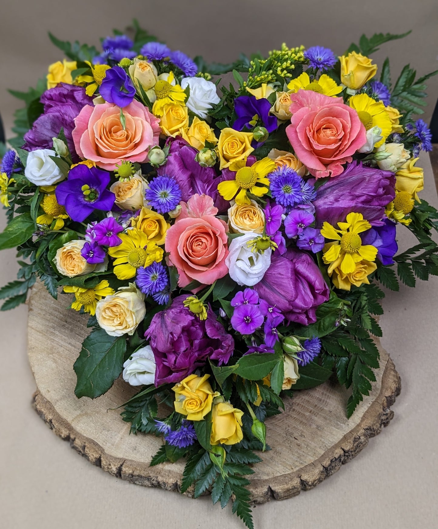 Solid Heart Loose - Quality Flowers from Ann's Flowers - Just £65! Shop now at Ann's Flowers
