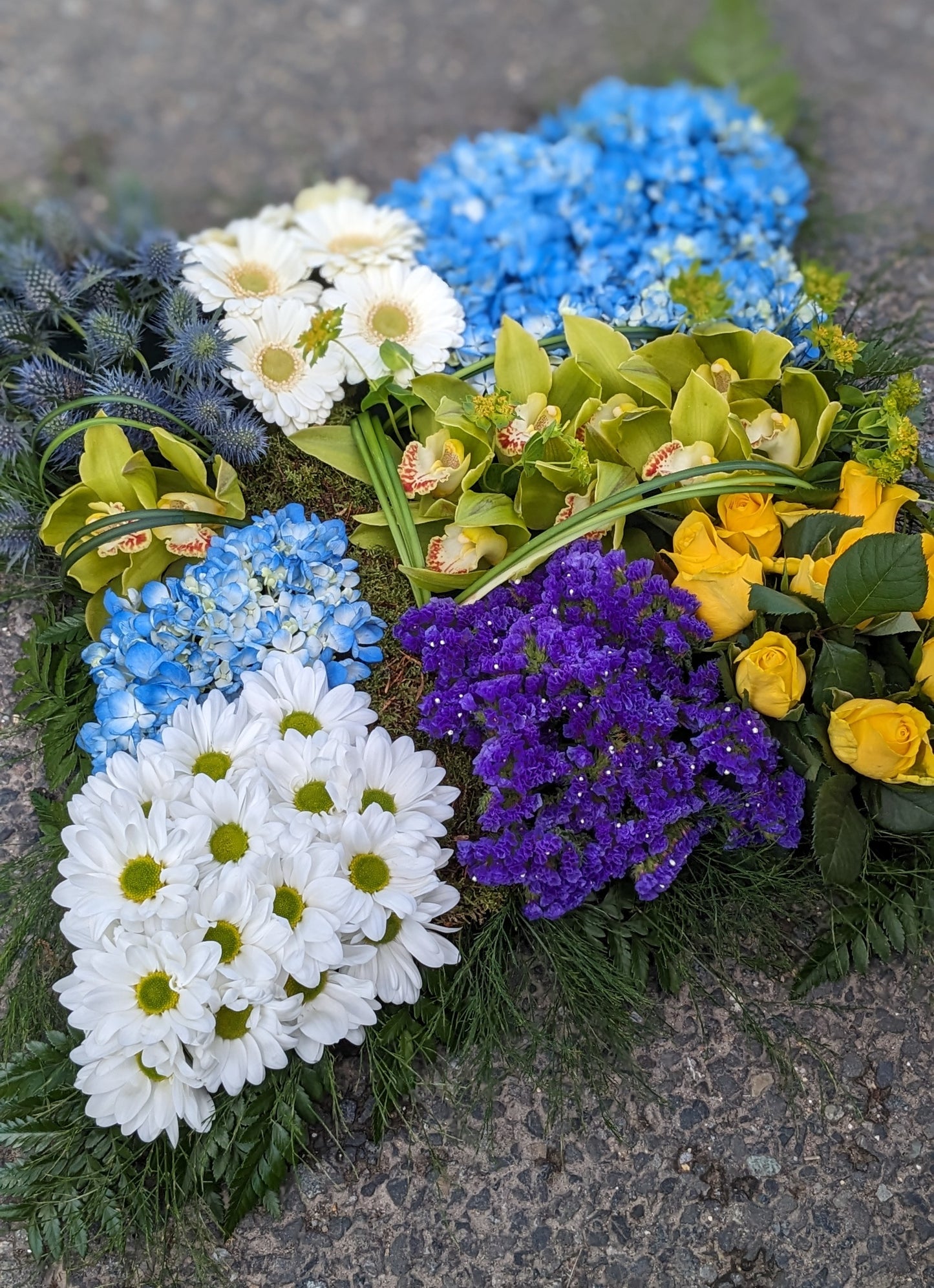 Quilted Cushion - Quality Flowers from Ann's Flowers - Just £100! Shop now at Ann's Flowers