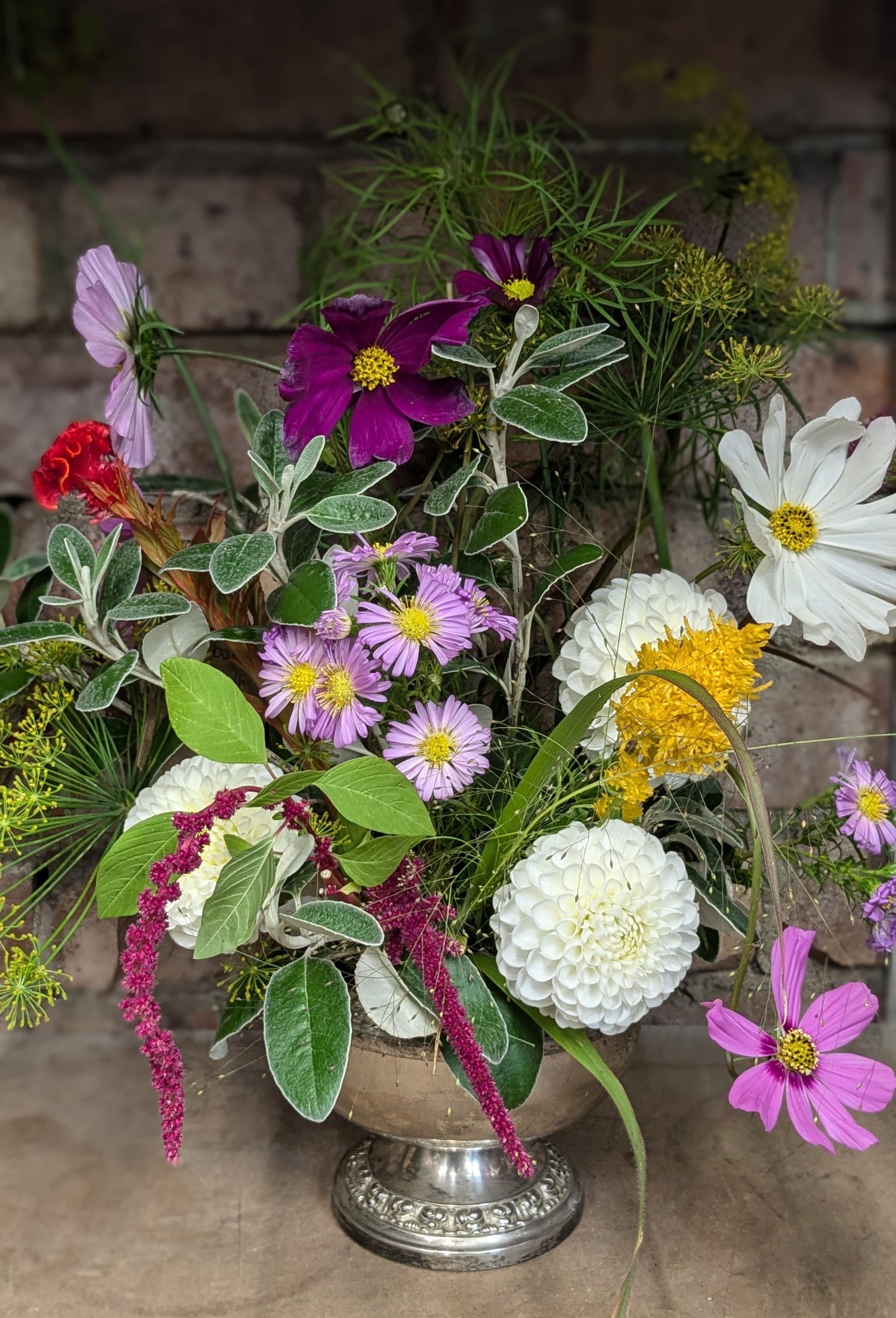 Vintage posy/rose bowl arrangement - Quality Flowers from Ann's Flowers - Just £35.95! Shop now at Ann's Flowers